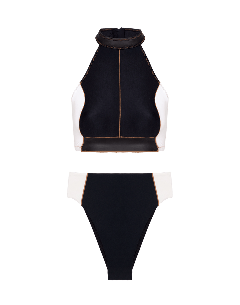 Morgan Gigi Hot Pant Bottom - Black Brazilian / XS