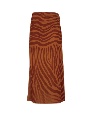 Amira Detail Long Skirt - Sundown XS