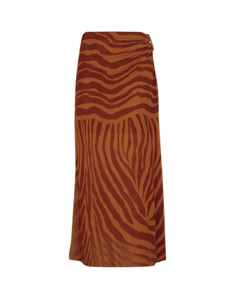 Amira Detail Long Skirt - Sundown