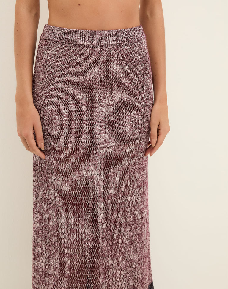 Knit Abby Midi Skirt - Soulmate XS