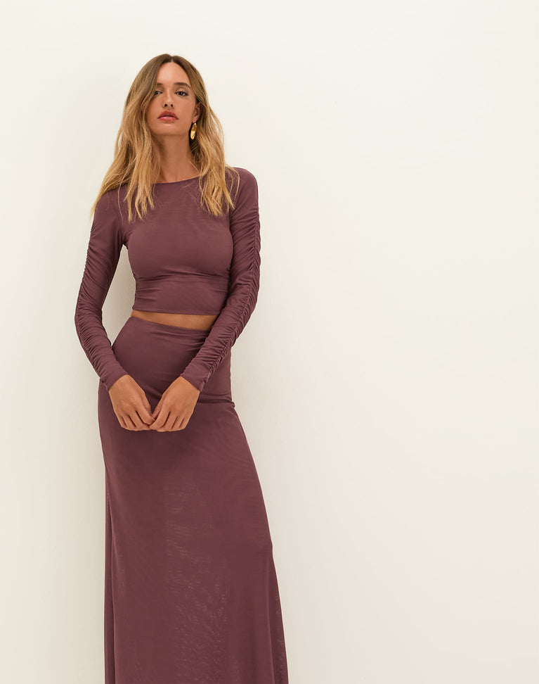 Amira Detail Long Skirt - Soulmate XS