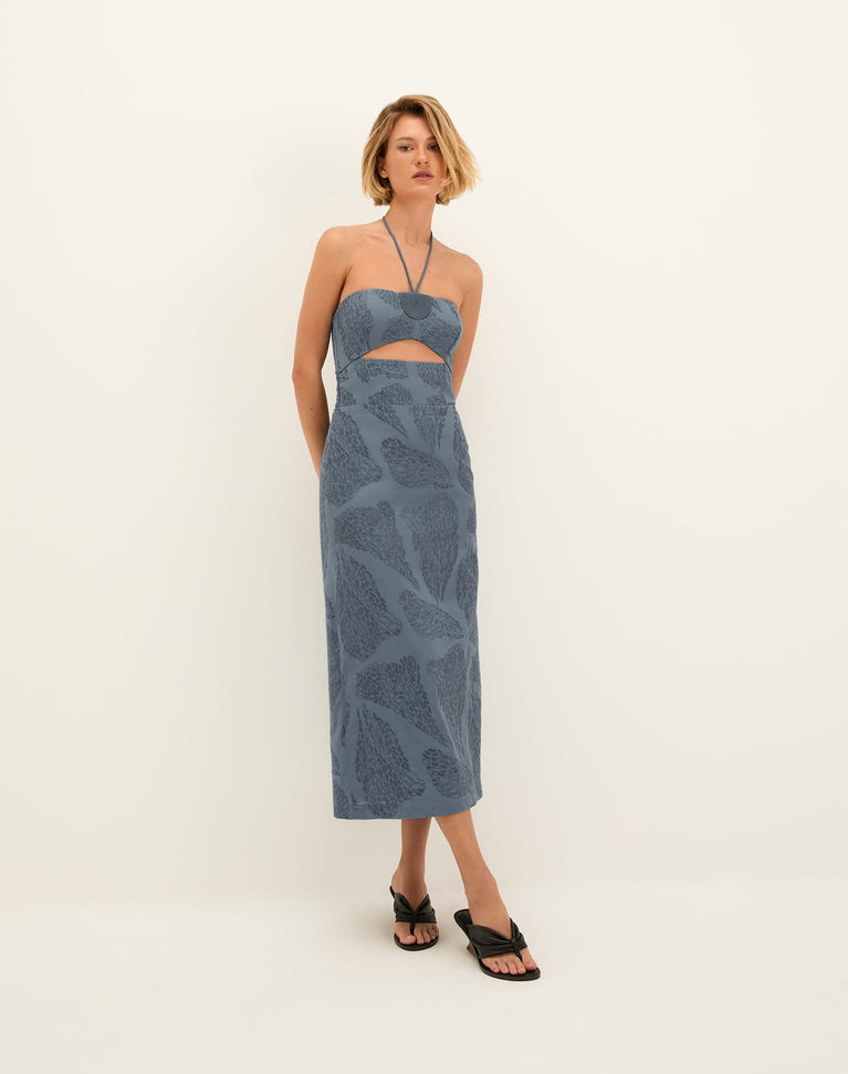 Women's Vix Paula Hermanny Yara Midi Dress - Embroidered West Coast - S Women's Vix Paula Hermanny Yara Midi Dress - Embroidered West Coast - S