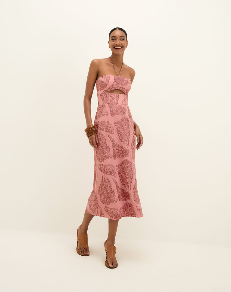 Women's Vix Paula Hermanny Yara Midi Dress - Embroidered Sweet Heart - XL Women's Vix Paula Hermanny Yara Midi Dress - Embroidered Sweet Heart - XL