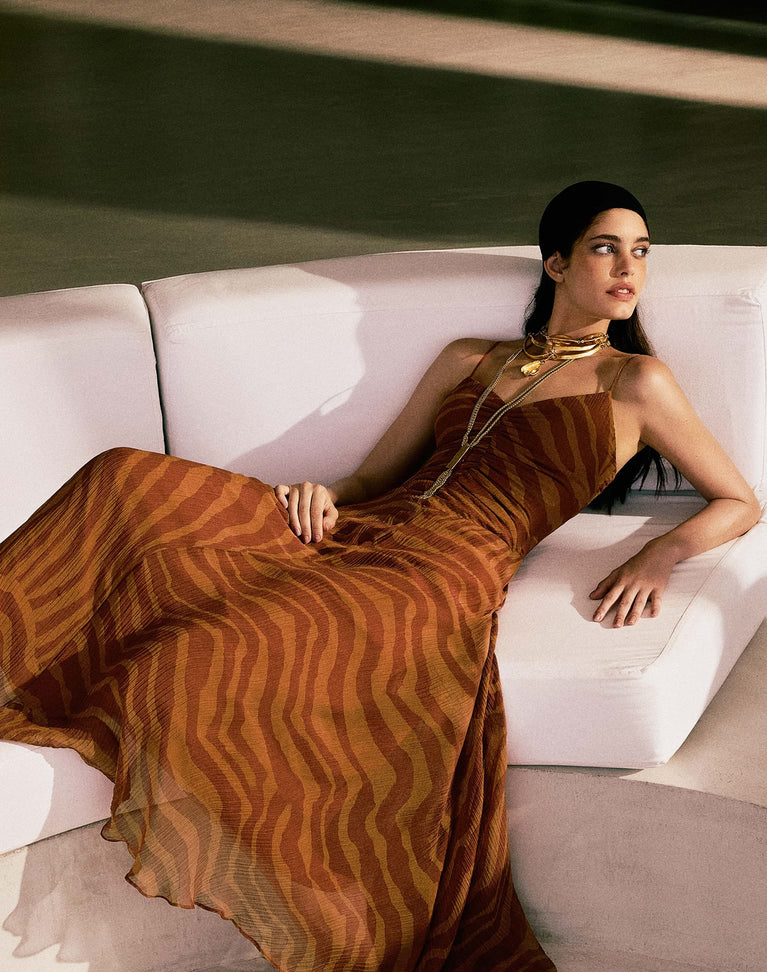 Eira Long Dress - Sundown XS