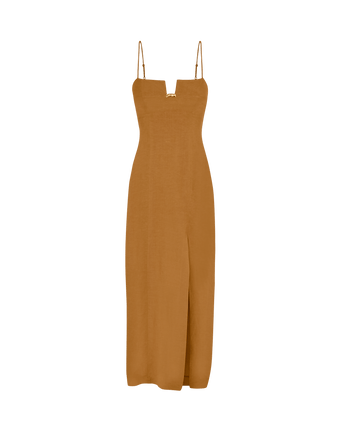 Bel Midi Dress - Toffee