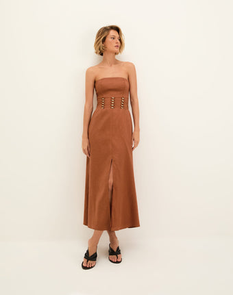 Greta Midi Dress - Devotion