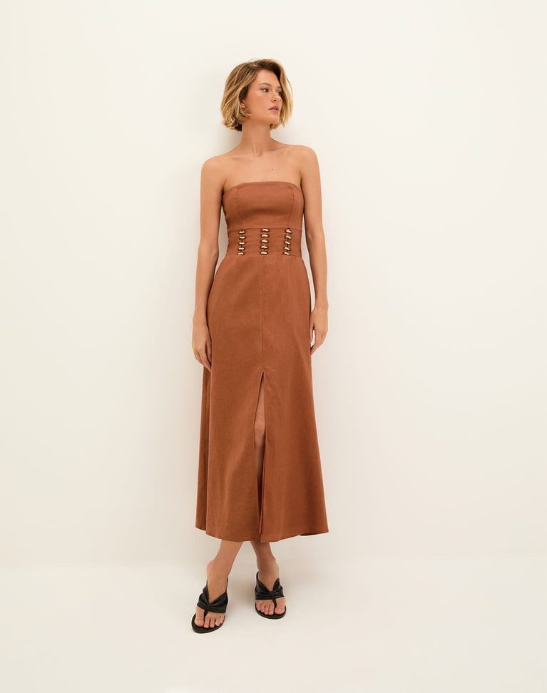 Greta Midi Dress - Devotion XS