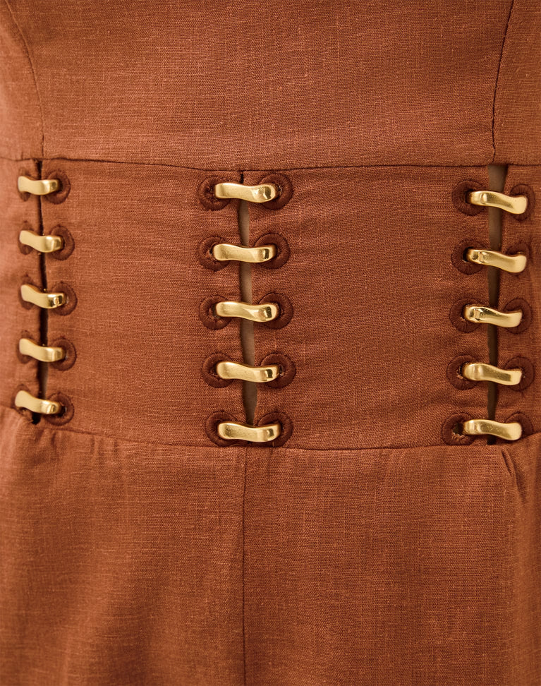 Greta Midi Dress - Devotion XS