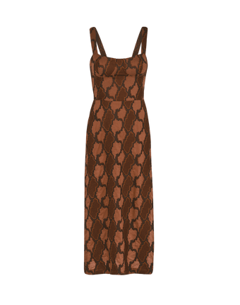 Coen Midi Dress - Embroidered Devotion