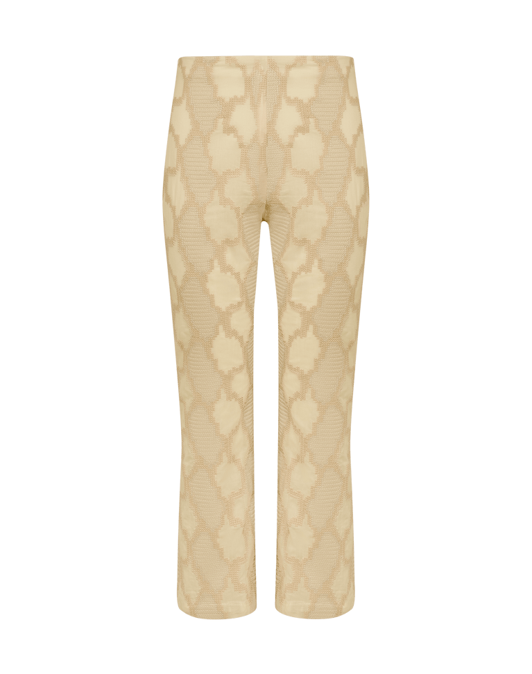 Coen Straight Leg Pants - Embroidered Glitz XS