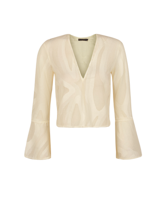 Avila Long Sleeve Blouse - Glitz