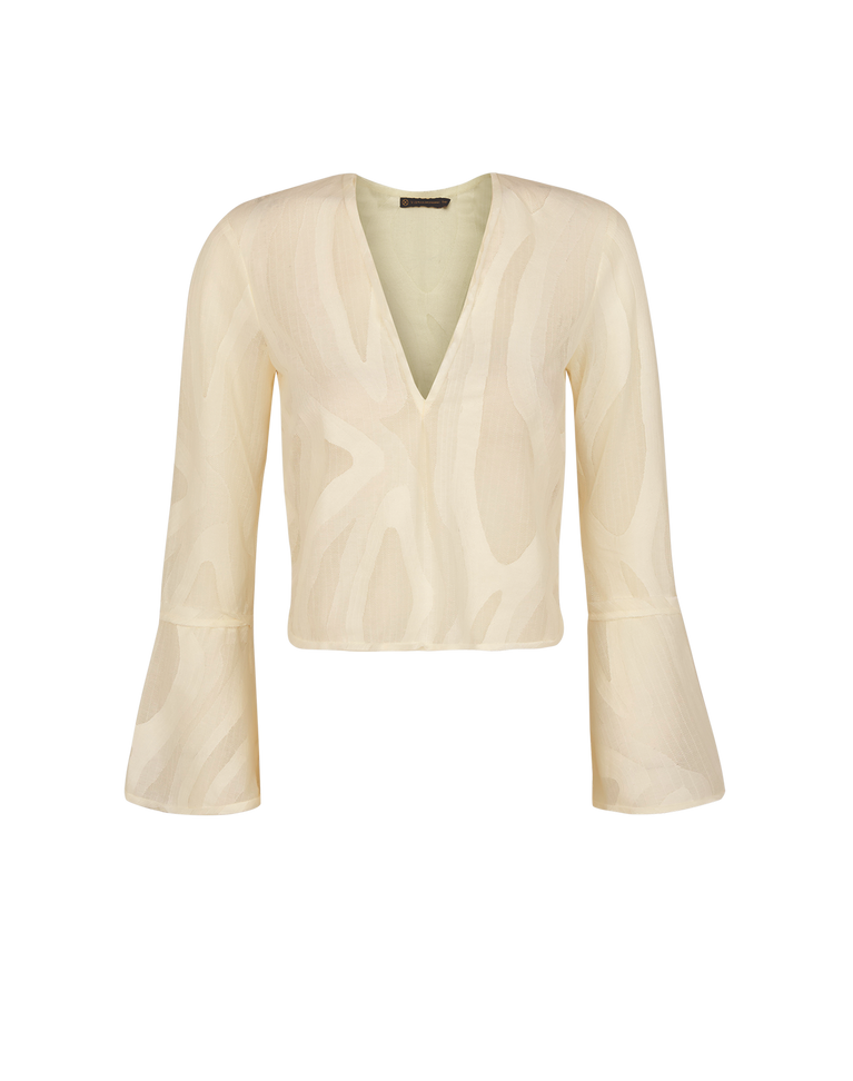 Avila Long Sleeve Blouse - Glitz XS