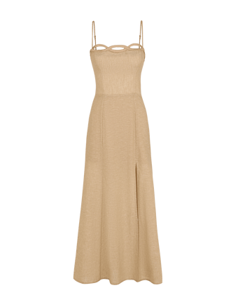 Bianca Long Dress - Raffia