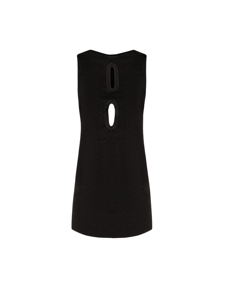 Laura Short Dress - Black XS