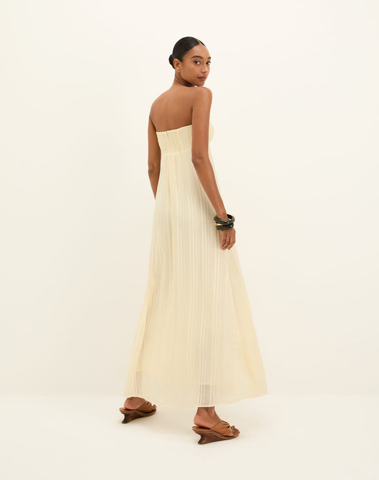 Loly Long Dress - Glitz Stripe XS