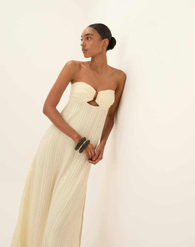 Loly Long Dress - Glitz Stripe XS