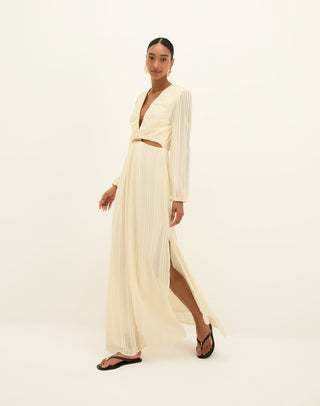 Lola Long Dress - Glitz Stripe XS