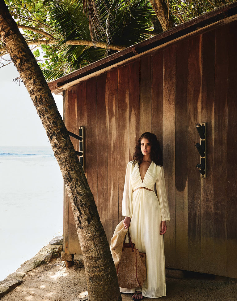 Lola Long Dress - Glitz Stripe XS