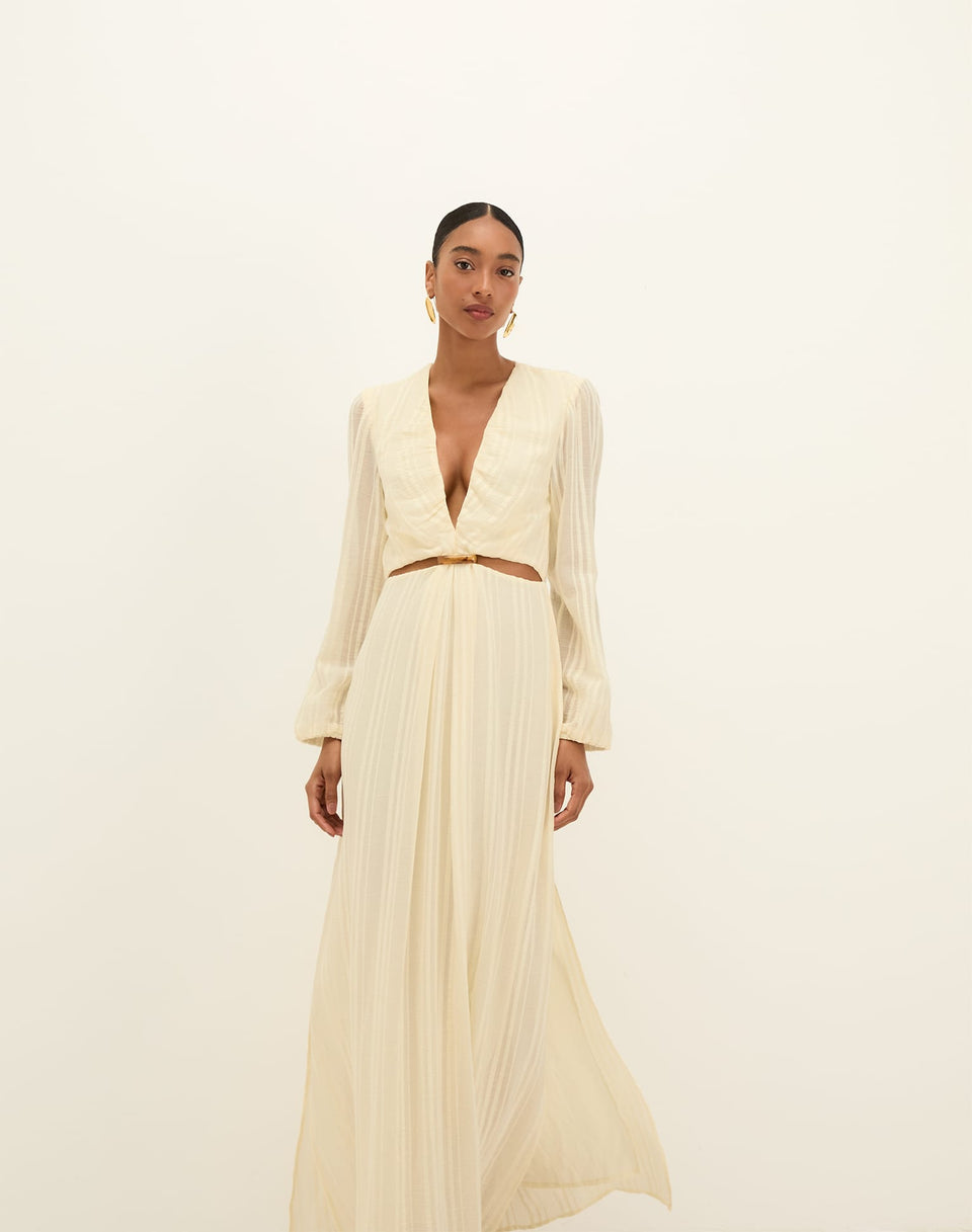 Lola Long Dress - Glitz Stripe XS