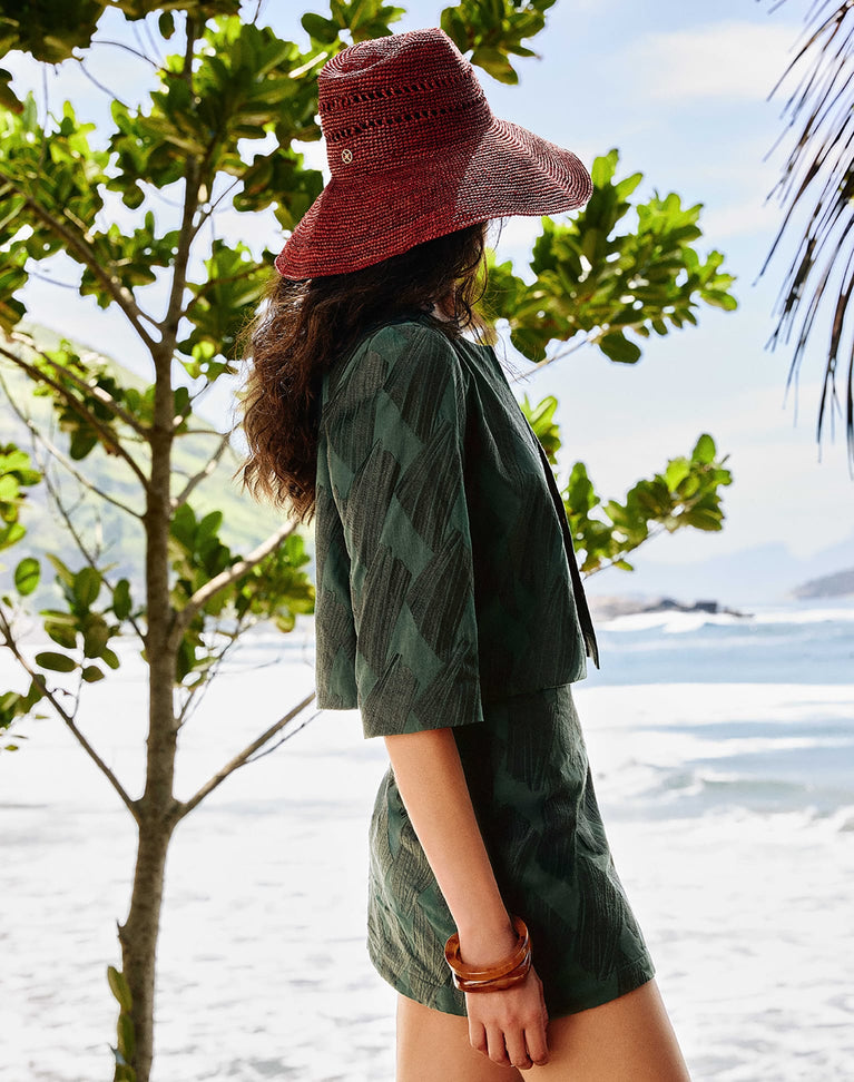 Coen Short Jacket - Embroidered Boulevard XS