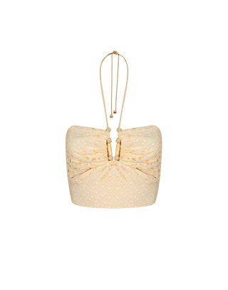 Eyelet Melinda Top - Glitz XS