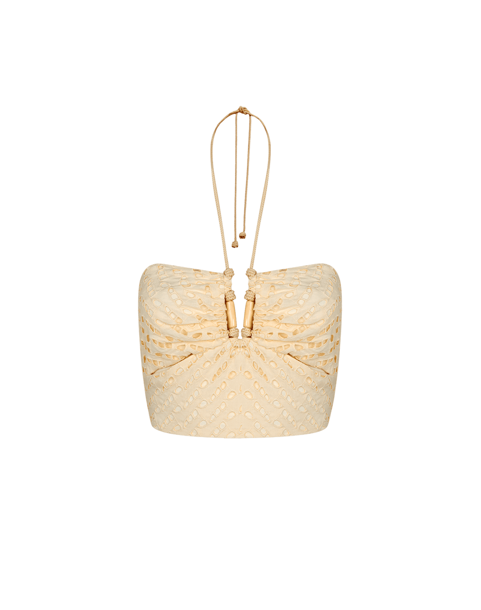 Eyelet Melinda Top - Glitz XS