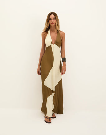 Sara Long Dress - Balance Toasty