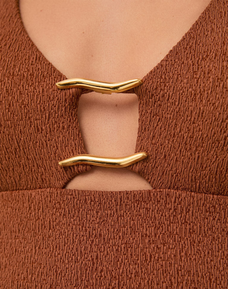 Firenze Amanda Midi Dress - Devotion XS