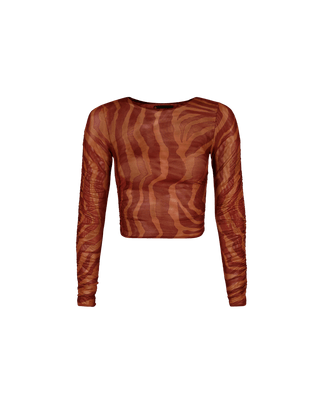 Mira Long Sleeve Top - Sundown XS