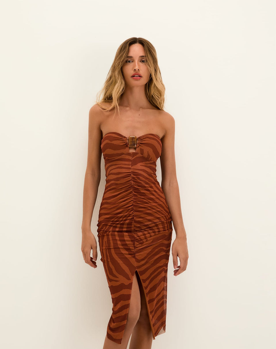 Suzane Midi Dress - Sundown XS