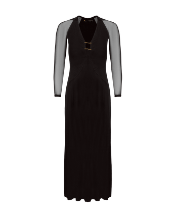 Iva Long Dress - Black
