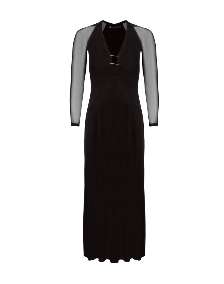 Iva Long Dress - Black XS