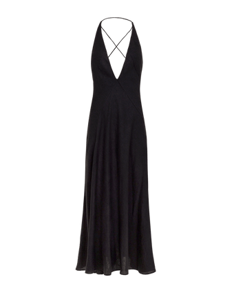 Marbella Long Dress - Black