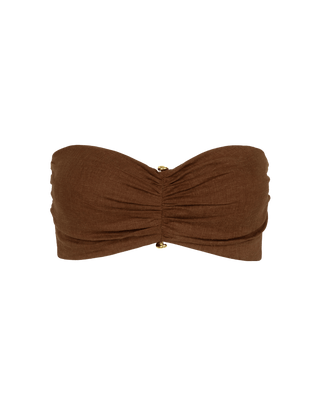 Sirene Micro Tube Top - Brown XS