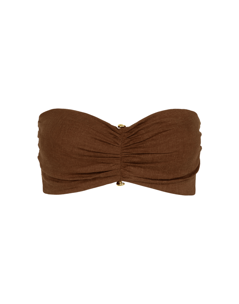 Sirene Micro Tube Top - Brown XS