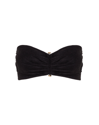 tube top dress black Women's Vix Paula Hermanny Sirene Micro Tube Top - Black