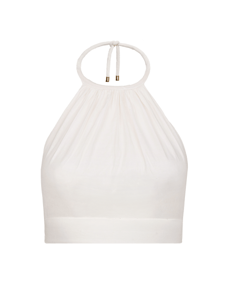 最終価格【yo BIOTOP】rayon bare halter neck BIOTOP(ビオトープ) / 【yo BIOTOP】rayon bare halter neck (トップス