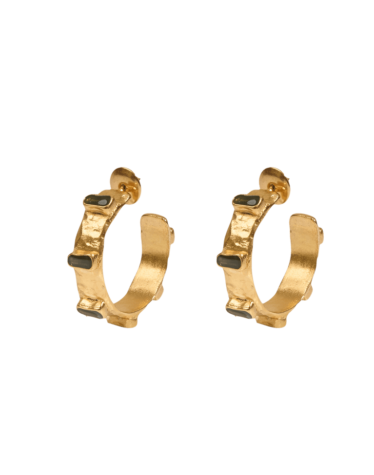 Tina Earrings - Green O/S