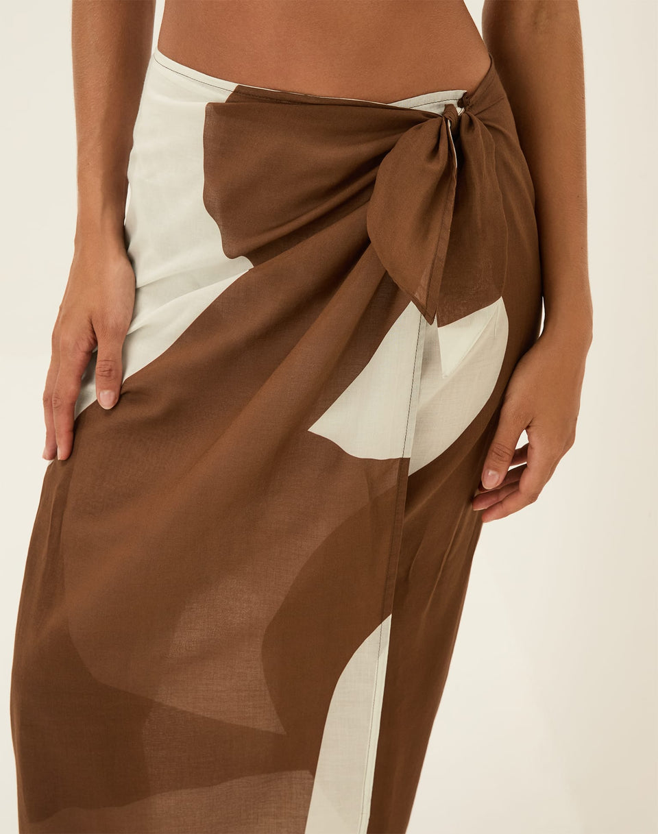 Flora Wrap Skirt - Balance Toasty XS