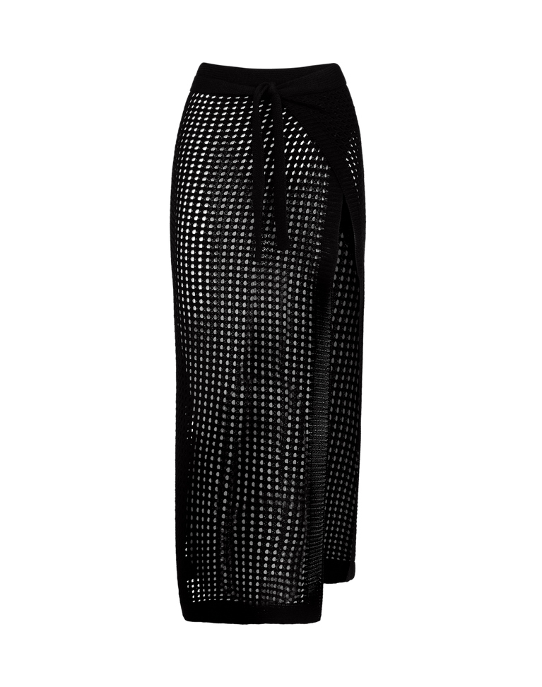 Knit Rena Midi Pareo - Black XS