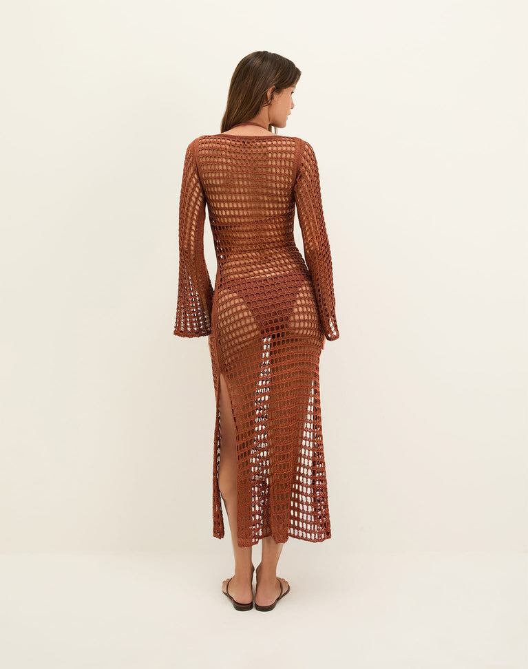 Knit Belle Long Cover Up - Devotion XS