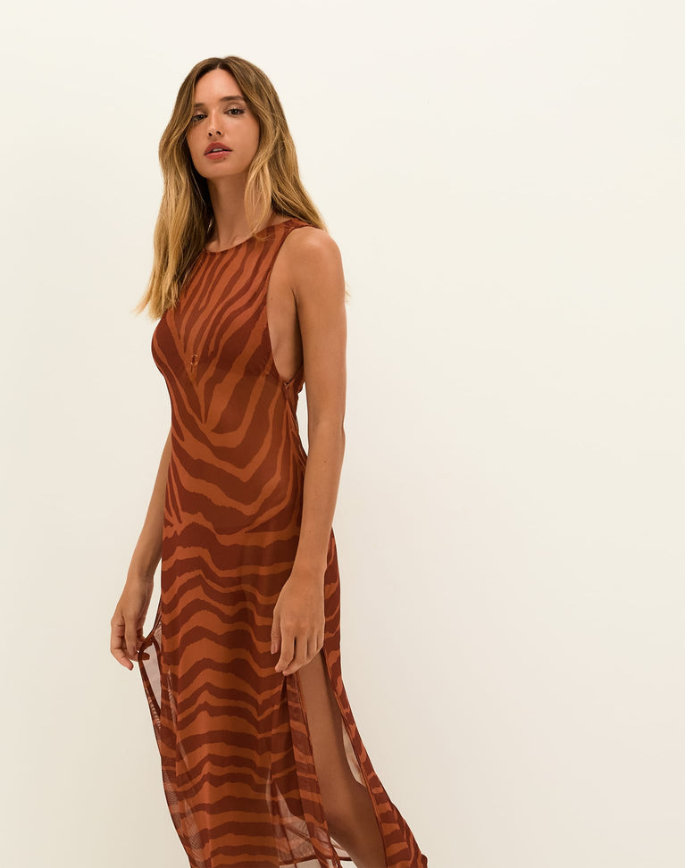 Twist Long Cover Up - Sundown XS