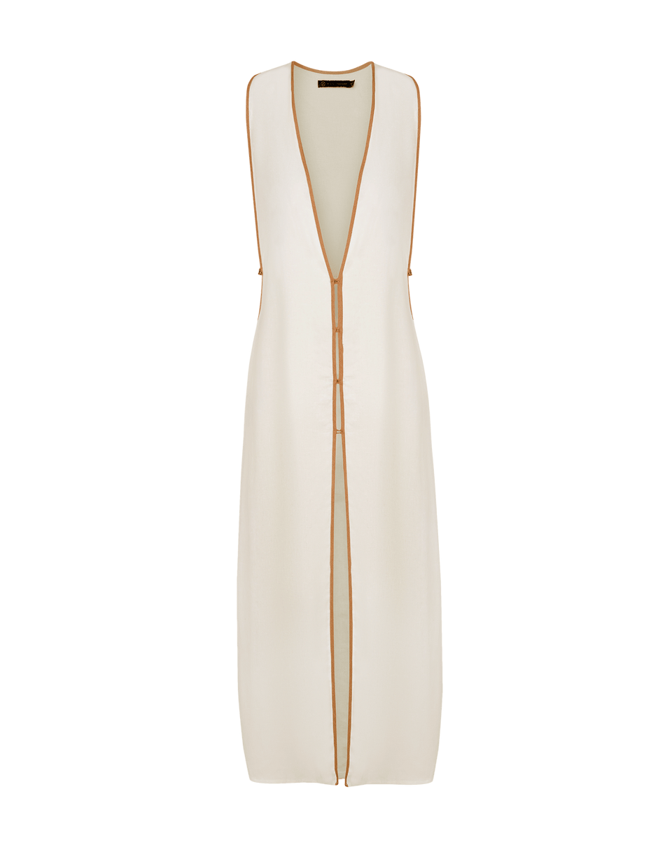 Iva Long Cover Up - Off White XS