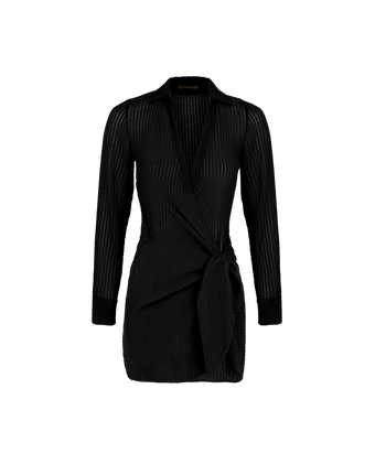 Lia Short Cover Up - Black
