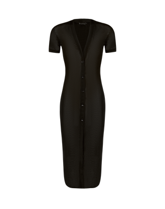 Josie Midi Cover Up - Black