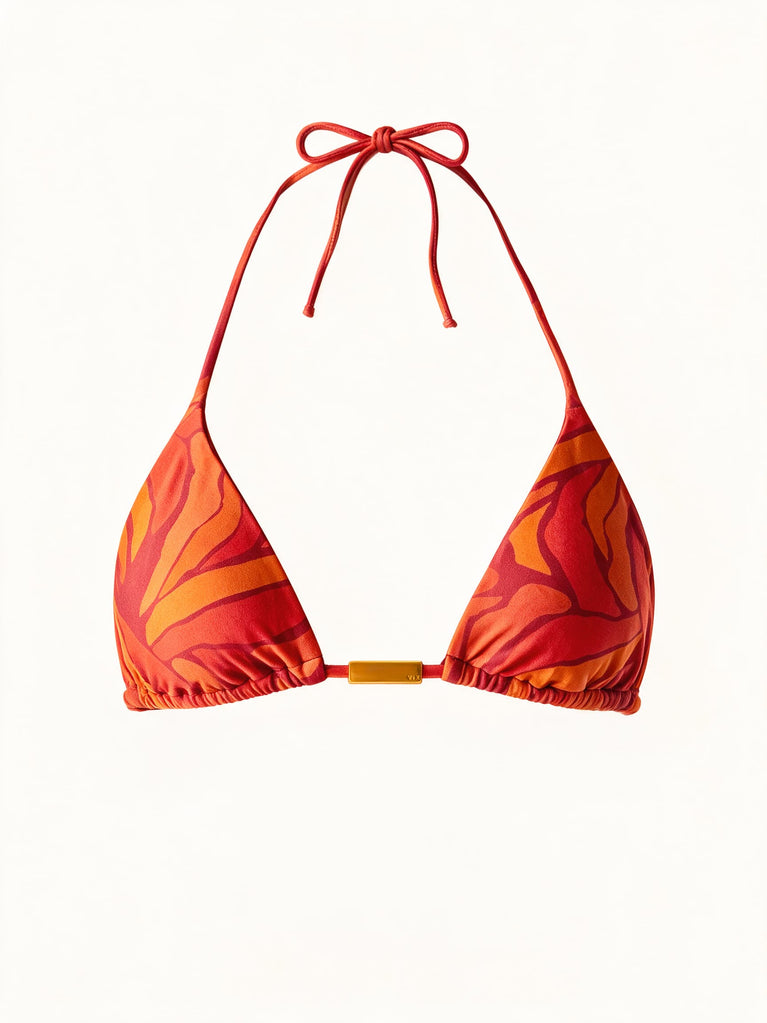 Tri Top - Red Petals S