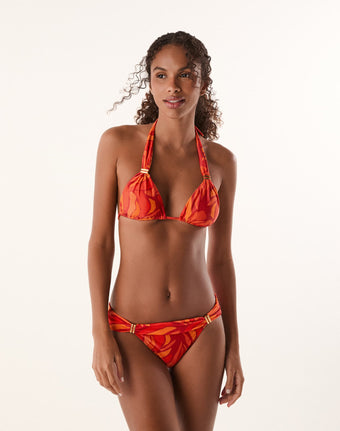 Bia Tube Top - Red Petals