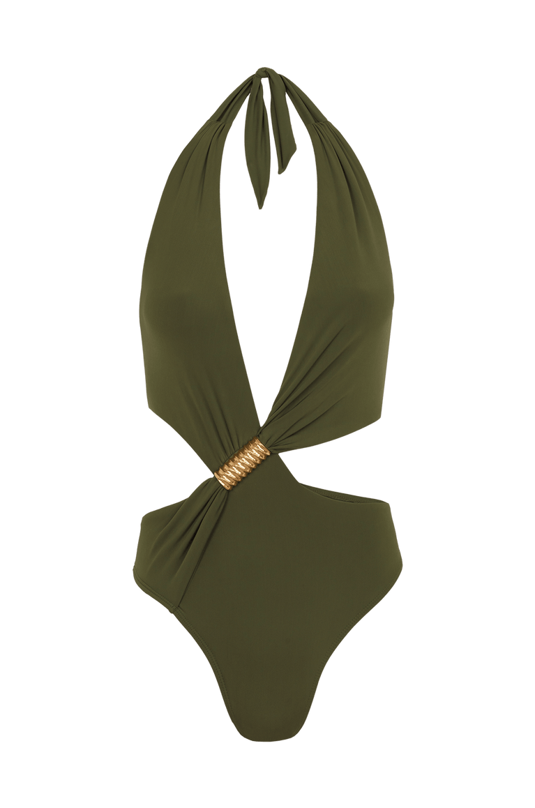 Marion One Piece - Olive Brazilian / XS