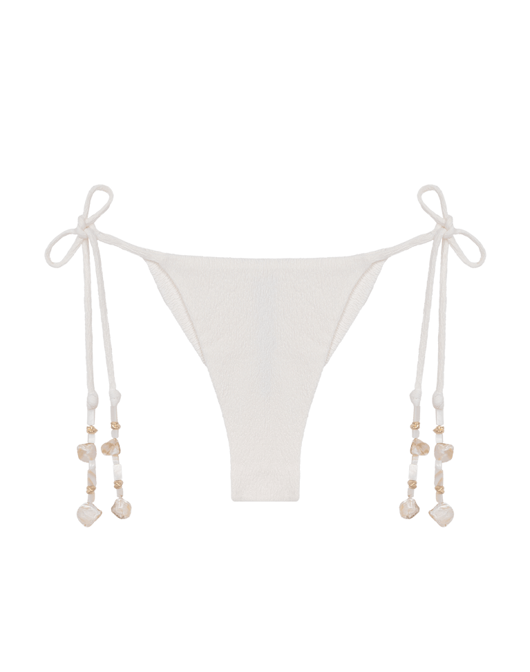 Firenze Livia Tie Side Bottom - White Cheeky / S