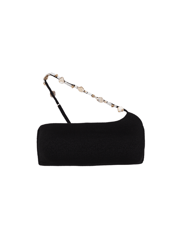 Firenze Livia One Shoulder Top - Black S